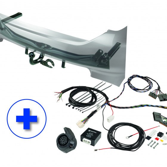 Westfalia KIT: Fast kulehode (sveiset) (F10) inkl. Kabelsett